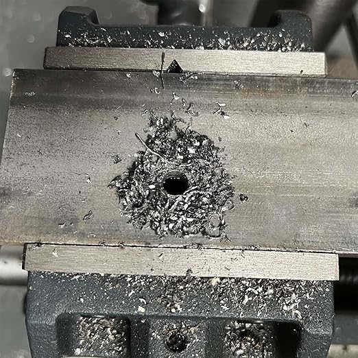 (1/4 Inch, Pack of 10) M35 5% Cobalt Twist Drill Bit Set for Hard Metal, Steel, and Stainless Steel