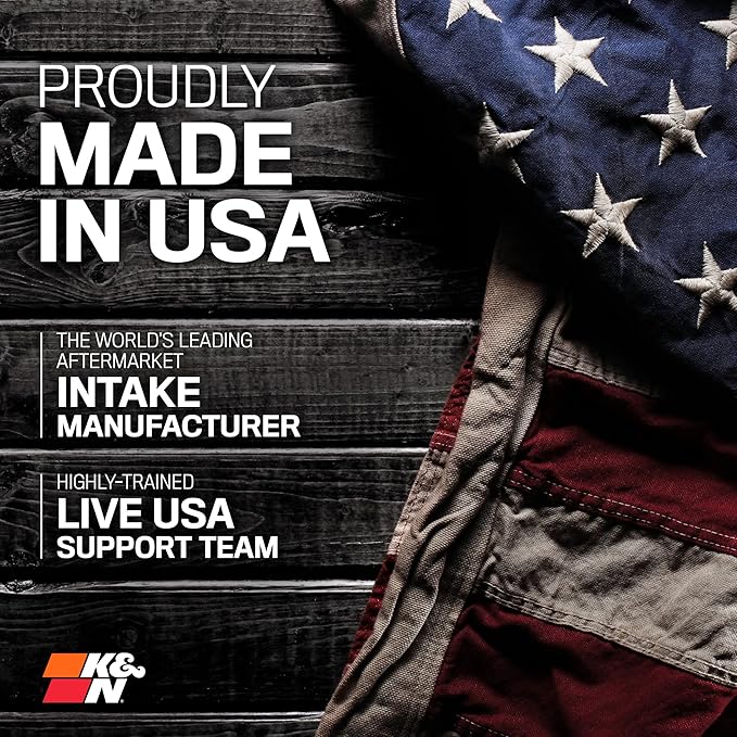 K&N Cold Air Intake System: Dry-Flow Air Filter, Increase Performance & Towing: Compatible with 2019-2024 RAM 1500, 30-1578