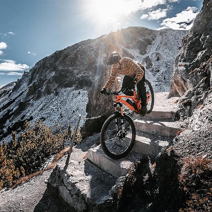 Hycline Bike Tire,20/24/26/27.5 Inch Folding Replacement Tire for MTB Mountain Bicycle-Black/Skinwall