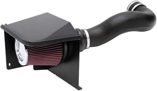 K&N Cold Air Intake System: High-Flow Air Filter, Increase Performance & Towing: Compatible with 2007-2008 Chevy/GMC/Cadillac Silverado, Suburban, Tahoe, Sierra, Yukon, Escalade, Avalanche, 57-3058