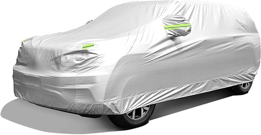 SUV Car Cover Waterproof All Weather, Outdoor Car Covers for Automobiles Car Covers Universal Fit SUV Up to 181’’