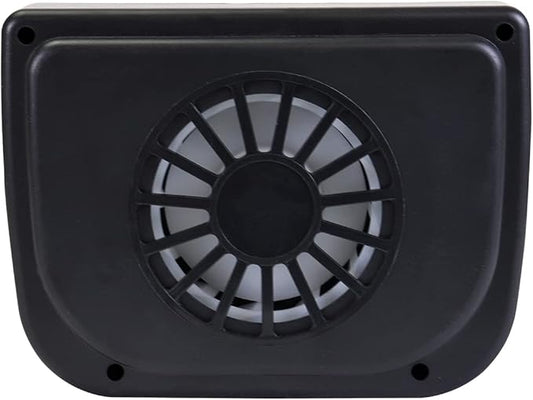 Koolatron AutoKool Solar Powered Car Window Fan - Exhaust Vent Air Circulation Cooling, Solar Operated Panel Portable Ventilation System for Parked Vehicles Truck, SUV, Van