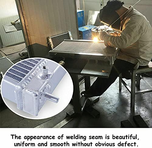 3 Rows Core Performance High Flow Full Aluminum Racing Cooling Radiator For 1973-1976 Chevy Corvette V8 5.7/7.4