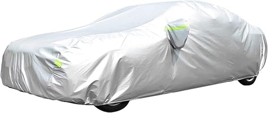 Car Cover Outdoor Full Exterior Covers Sedan Sun UV Rain Snow Wind Protection Car Cover Universal Fit for Sedan (Length 178"-187")