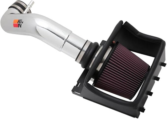 K&N Cold Air Intake System: High-Flow Air Filter, Increase Performance & Towing: Compatible with 2011-2014 FORD F150, 77-2581KP