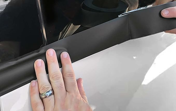 3M 2080 G12 Gloss Black Vinyl Wrap Kit for Black Out Chrome Delete Window Trim Door Trim with Tool Kit 2" x 50Ft