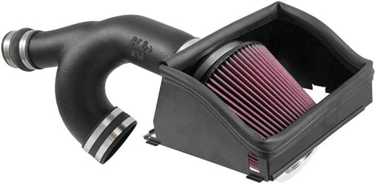 K&N Cold Air Intake System: High-Flow Air Filter, Increase Performance & Towing: Compatible with 2015-2017 FORD: F150, 57-2593