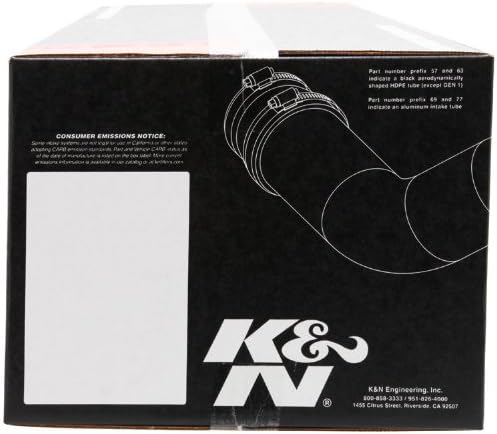 K&N Cold Air Intake System: High-Flow Air Filter, Increase Performance & Towing: Compatible with 2011-2014 FORD F150, 77-2581KP
