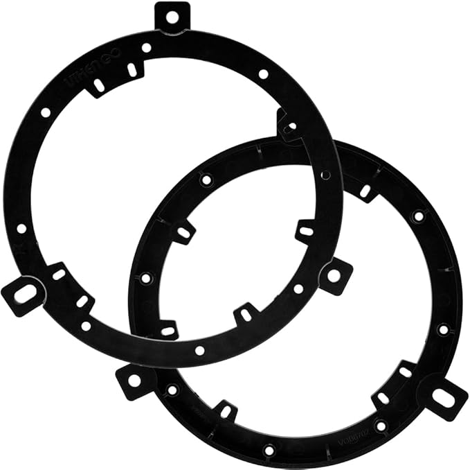 KICKER Speakers 6.75 inch for Jeep Wrangler JK 2018 Upgrade Kit - Pair of KS Series with Adapters and Harness, Coaxial 6 3/4 Car Audio Front Dash or Rear Overhead Speaker KSC670, 51KSC6704