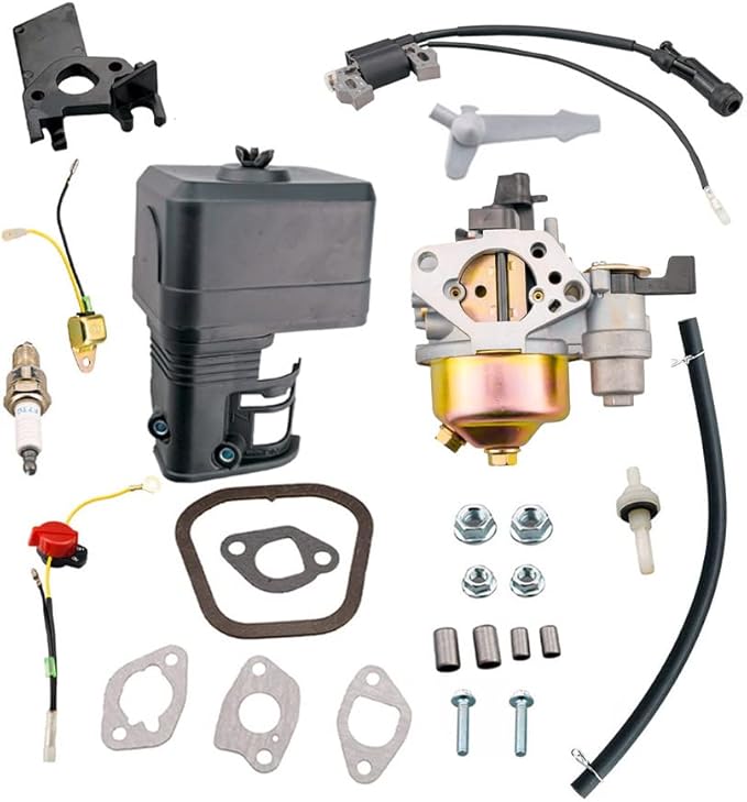 JJing Carburetor Air Filter Housing Kit for Honda GX160 GX200 GX120 GX140 Harbor Freight 212 173 R210 Engine