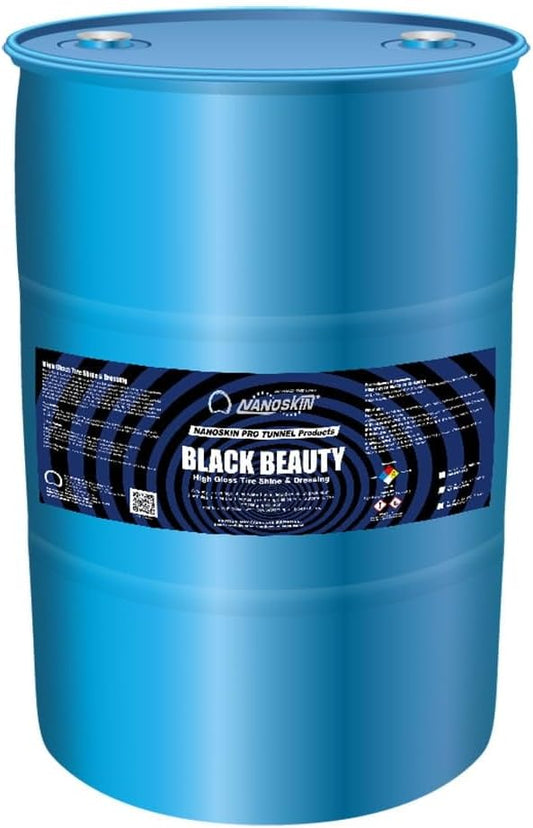 Nanoskin Black Beauty Tire Shine & Conditioner 30 Gallons - Water-Repellent & UV Resistant - Non-Greasy Finish - Restores Black Look | Works with Manual & Automatic Applicators for Cars, Trucks, SUV