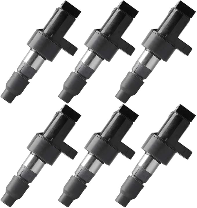 ECCPP Portable Spare Car Ignition Coils Compatible for Jaguar S-Type/X-Type V6 2.5L 3.0L 2002-2008 Replacement for UF435 5C1399 for Travel, Transportation and Repair (Pack of 6)
