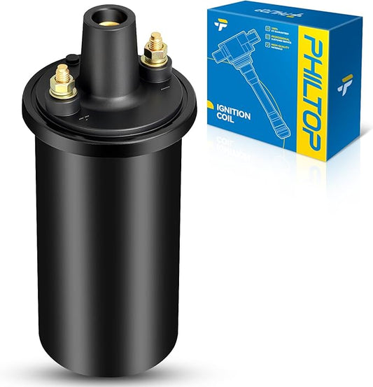 PHILTOP UC12 Ignition Coil Packs Fits for Chevrolet 1967-1974 Camaro, 1964-1973 Chevelle, Toyota 1991-1992 Pickup 2.4L, 1955-1974 Corvette, Suzuki 1986-1989 Samurai, Pontiac 1963-1974 LeMans