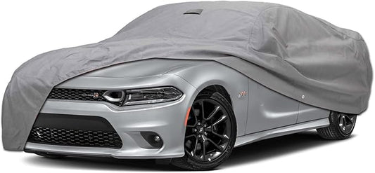 Ultimum Series Car Cover Waterproof All Weather Dodge Charger Car Cover 2006-2023 - Protection Semi Custom Fit - Dust, Sun, Snow, Rain, Protection in&Outdoor