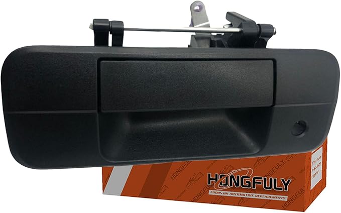 Tailgate Handle Liftgate Latch with Rear Camera Hole Compatible with 2007-2013 Toyota Tundra, Replacement 69090-0C051, 690900C051, 81214 (Without Camera Hole)