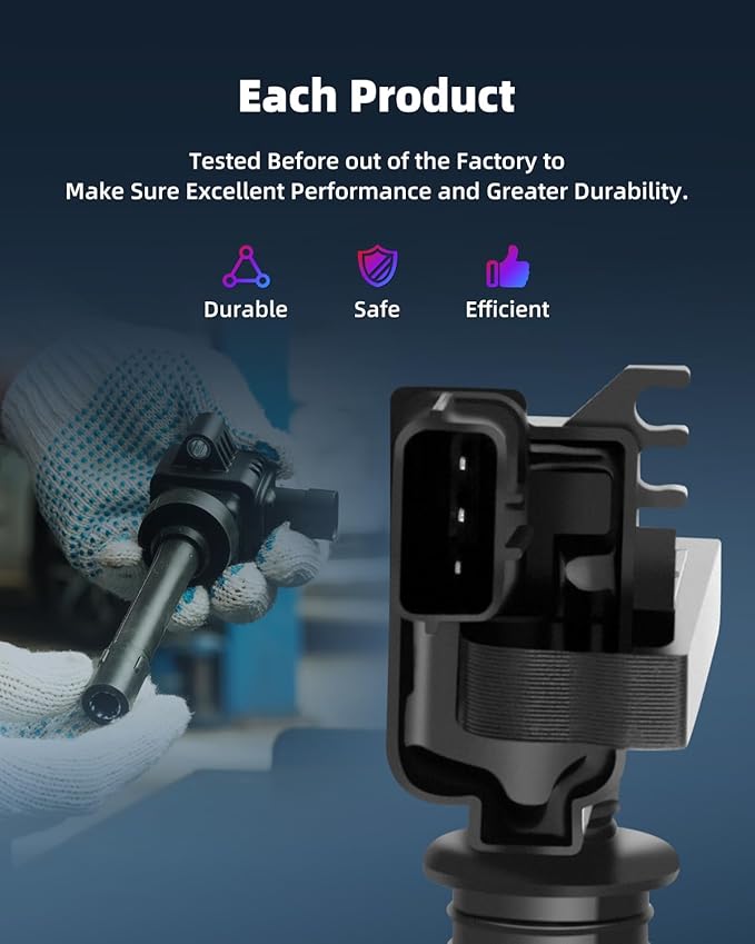 ECCPP Portable Spare Car Ignition Coils Compatible with Mazda Protege Mazda Protege 5 2001-2003 Replacement for UF407 5C1208 for Travel, Transportation and Repair (Pack of 2)