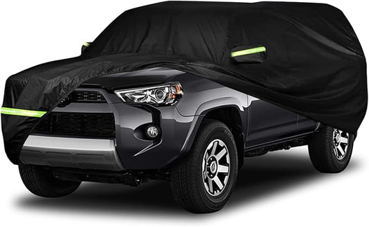 Waterproof Car Covers Replace for 2002-2025 Toyota 4runner, 6 Layers All Weather Custom-Fit Outdoor Full Car Covers with Zipper Door for Snow Rain Dust Hail Protection (4Runner)
