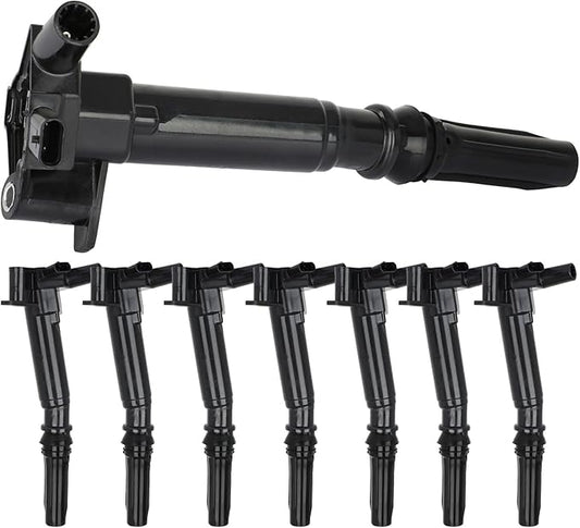 ECCPP ignition coils Pack of 8 UF865,coils packs,for Ford F-250 Super Duty 2018-2020,F-350 Super Duty 2018-2020,E-350 Super Duty 2018-2019,E-450 Super Duty 2019,6.2L HL3Z12029B,E1365,ICA36236