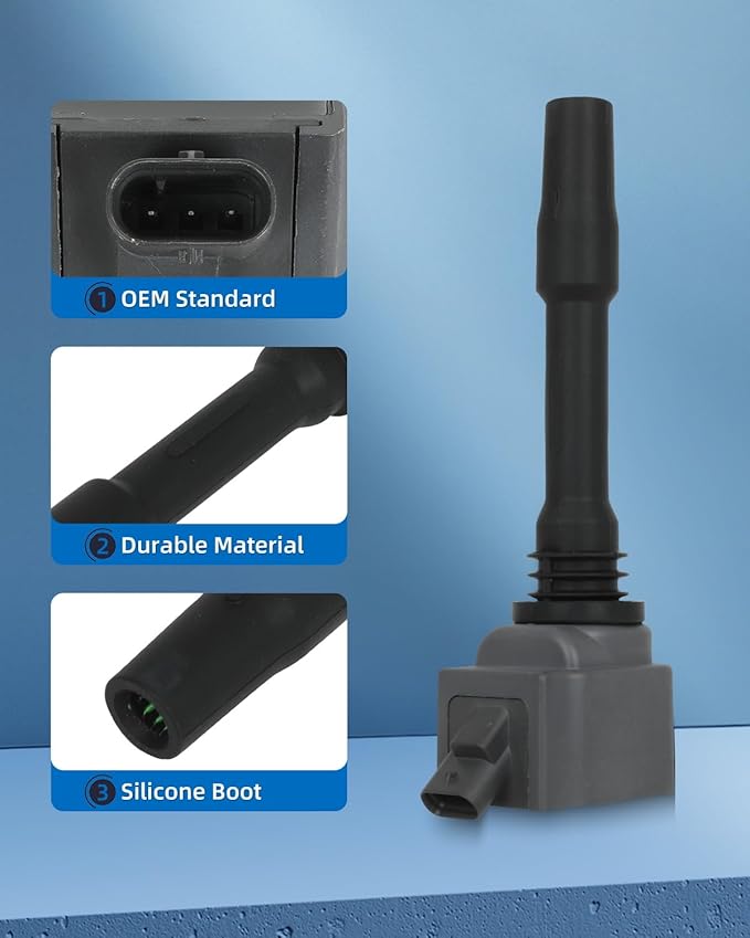 ECCPP UF750 6 ignition coils with 6 iridium Spark Plugs,for BMW 340i,340i GT xDrive,540i,540i xDrive,X3,440i,440i xDrive,740i,640i xDrive,M240i,X4 & Mini Cooper Clubman 6-PC