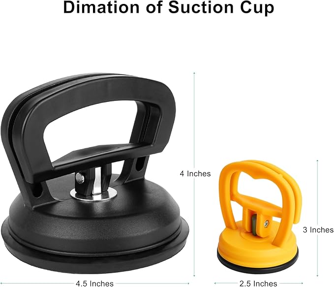 3Pcs Car Dent Puller,Dent Remover Tool for Car, Powerful Car Dent Suction Puller, Fast Repairs Minor Car Dents, Hail Damage, Lifts Glass, and Moves Objects