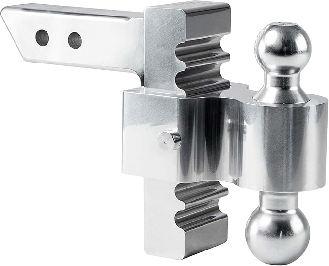 Andersen Manufacturing 3411 Rapid Hitch - 6" Drop/Rise with Plated Steel Combo Ball (1-7/8" x 2")