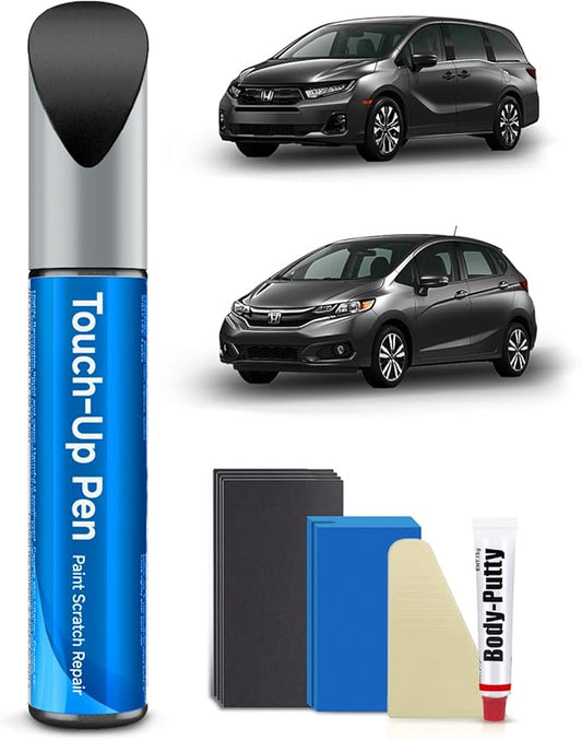 NH-737M Polished Metal Metallic Touch Up Paint Kit Compatible with Honda Exact Match Car Scratch Repair Touch Up Paint Kit