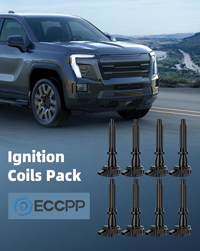 ECCPP ignition coils Pack of 8 UF730,coils packs,for Land,for Rover,for Range,for Rover 2014-2019,LR4 2014-2016,Discovery 2017-2020,for Range,for Rover Sport 2014-2018,for Range,UF-730