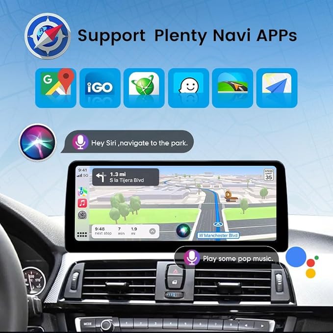 for BMW 3 4 Series F30 F31 F32 F33 F34 F36 2013-2017 12.3" Octa Core 8G+128G Car CarPlay Android Auto Navigation Android Stereo GPS Radio Display IPS Touchscreen Headunit Tablet Media Player