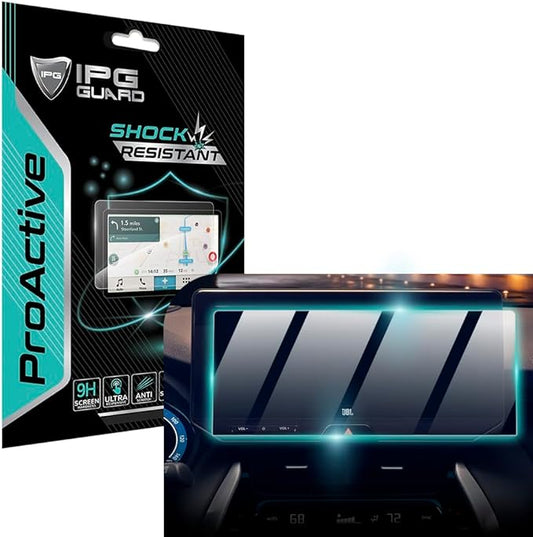IPG ProActive for Toyota 2022-2024 Venza (XLE-Limited Nightshade Edition) 12.3" Navigation 9H Hardness Screen Protector Nano Ceramic Film Ultra Responsive High Clarity for Venza12.3 Navi