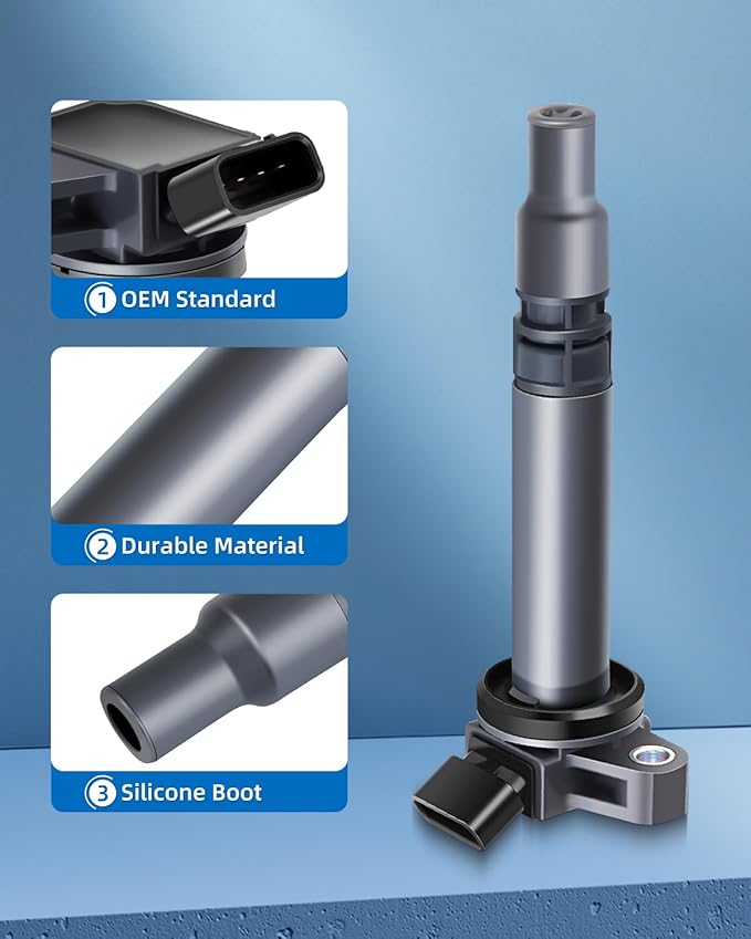 ECCPP Ignition Coils Compatible for Pontiac Vibe GT for Toyota Celica GTS/for Corolla XRS/Matrix XRS 2000-2006 Replacement for UF314 for Travel, Transportation and Repair (Pack of 4)