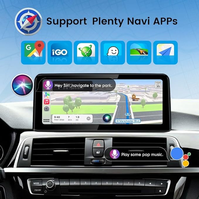 for BMW 3 4 Series F30 F31 F32 F33 F34 F36 2013-2017 NBT 10.25" Car CarPlay Android Auto Navigation Stereo GPS Radio Display IPS Touchscreen Headunit Tablet Media Player