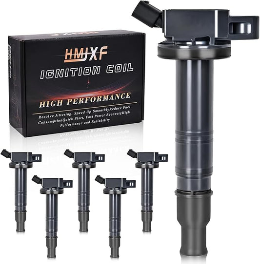 Set of 6 Ignition Coil Packs Compatible for 4.0 V6 Toyota Tacoma 4Runner Tundra FJ Cruiser Scion xB 2005 2006 2007 2008 2009 2010 2011 2012 2013 2014 2015 Replaces UF495 C1426