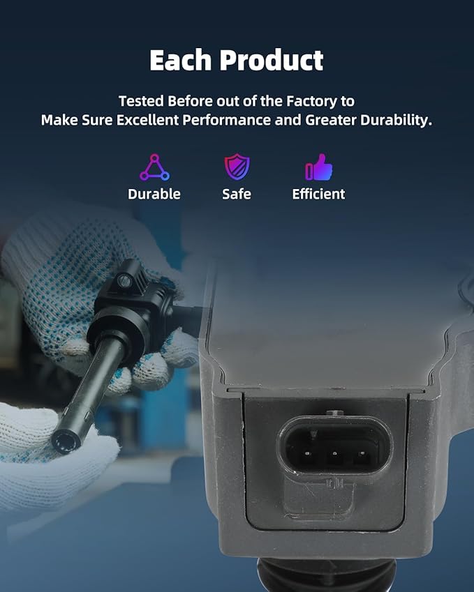 ECCPP UF750 6 ignition coils with 6 iridium Spark Plugs,for BMW 340i,340i GT xDrive,540i,540i xDrive,X3,440i,440i xDrive,740i,640i xDrive,M240i,X4 & Mini Cooper Clubman 6-PC