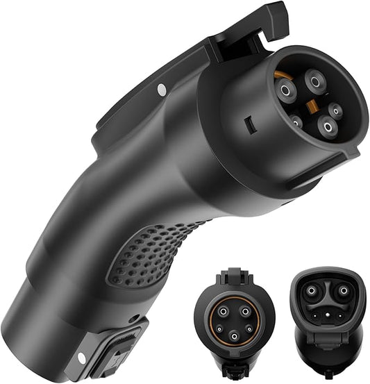 Tesla to J1772 Adapter (NACS to J1772) - 48 Amp & 250V,Compatible with Tesla High Powered Connectors, Destination Chargers & Mobile Connectors for J1772 Electric Vehicles