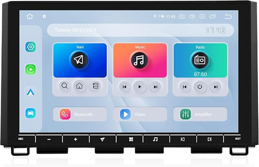 Dasaita Tundra Head Unit for 2014-2021 Toyota Tundra Upgrades with Wireless Carplay & Android Auto, Android 13 Radio, 8+256GB, DTS, Plug & Play Stereo, 10.2" QLED Screen, Voice Control, GPS Navigation