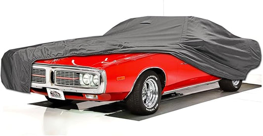 Ultimum Series Car Cover Waterproof All Weather Dodge Charger 1966-1974 Coupe 2-Door 1st-3rd Gen - Protection Semi Custom Fit - Dust, Sun, Snow, Rain, Protection in&Outdoor