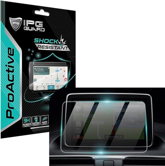 IPG ProActive for Toyota 2018-2020 Yaris 7 Inch NAVIGATION Display 9H Hardness Screen Protector Smooth Glass Touch Ultra Responsive High Clarity Anti Scratch Smudge & Shock Proof Nano Technology Guard