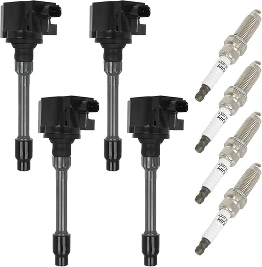 ECCPP 4 ignition coils with 4 iridium Spark Plugs UF781,coils packs,for Honda Accord Insight CR-V 18-22 UF781 UF781