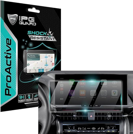 IPG Proactive Made for Toyota 2023-24 C-HR - bZ4X Hybrid Passion X-Sport X-Style 12.3 Inch Navigation 9H Hardness Screen Protector Nano Ceramic Film High Clarity for CHR