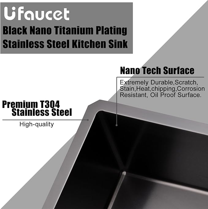 15x15 Drop In Bar Sink Black,15 Inch Square Gunmetal Black Wet Bar RV Laundry Utility Outdoor Prep Small Sink, Topmount 18 Gauge Stainless Steel Single Bowl with Drain