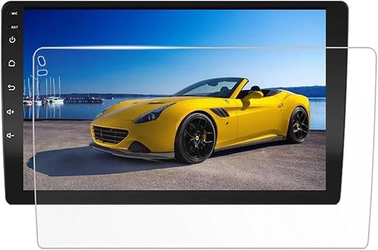 2PCS Tempered Glass Screen Protector for Double Din Android Car Radio Stereo Player Auto GPS Navigation 10.1 Inch High Definition Protective Film for Teyes Spro CC2 CC2L CC3 2K Head Unit (10.1 Inch)