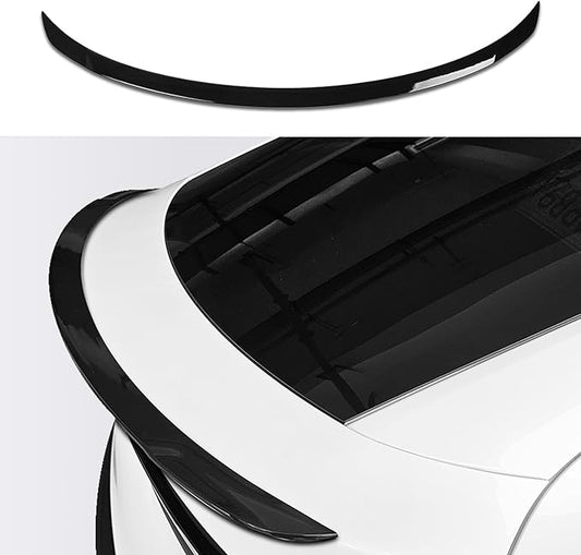 ABS Spoiler for 2025 2026 Tesla Model Y Juniper Rear Spoiler Rear Trunk Spoiler Sport & Performance Type Rear Spoiler Wings Tesla Model Y Juniper Accessories (Gloss Black)