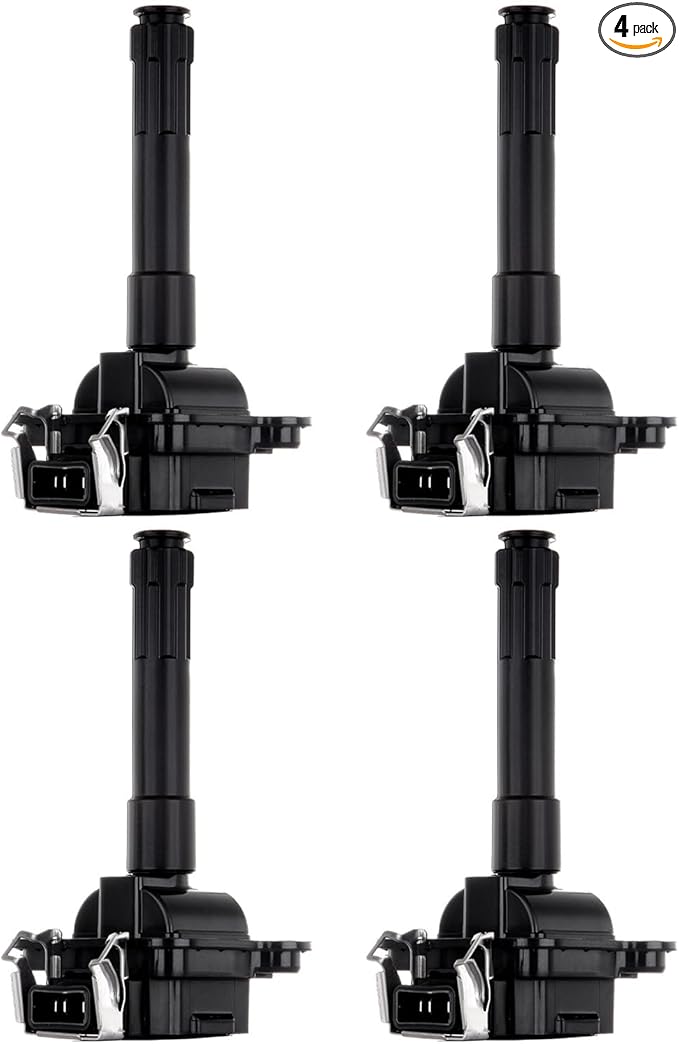 ECCPP Portable Spare Car Ignition Coils Compatible with Aud-i A8/A6/S4/Allroad Volkswage-n Golf/Passat 1997-2005 Replacement for UF290 UF369 for Travel, Transportation and Repair (Pack of 4)