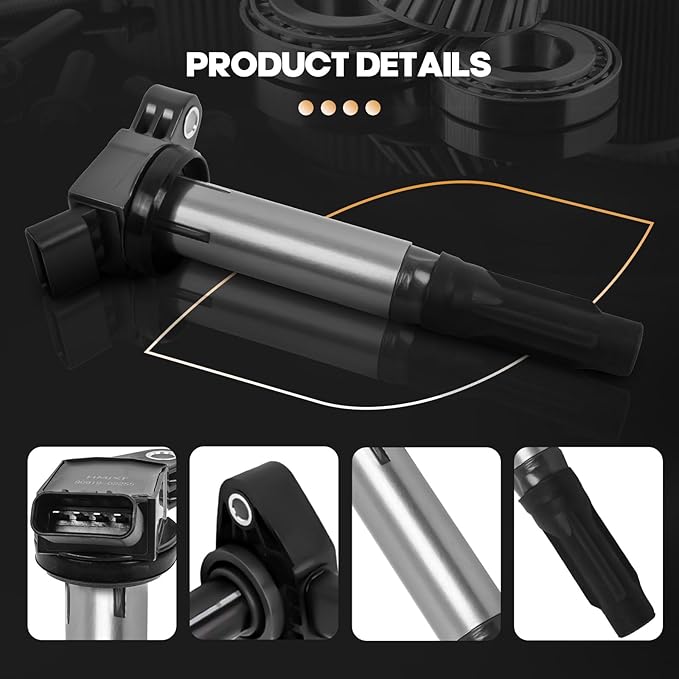 Set of 6 Ignition Coil Pack for UF487 Compatible with Lexus ES350 GS300 GS350 IS350 LS460 LX570 RX350 RX450 Highlander 4Runner Camry Sienna RAV4 Tundra Venza Avalon tC Evora - 3.5L V6