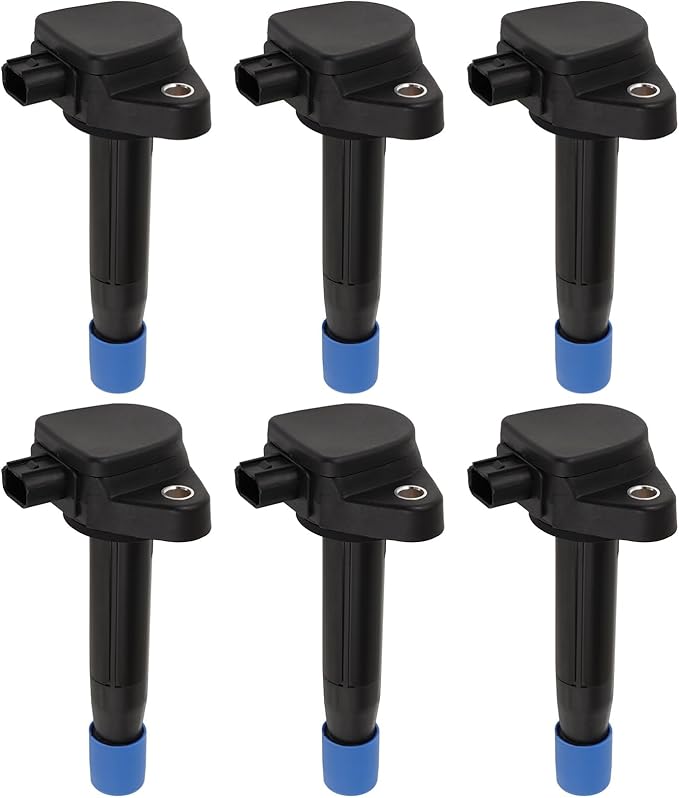 ROADFAR Ignition Coil Pack Set of 6 for Honda for Acura for Accord for Crosstour for Odyssey RL TL TSX C1624 1788379 UF603 GN10426 5C1681 IC693