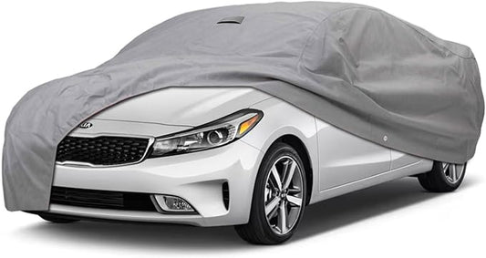 Ultimum Series Car Cover Waterproof All Weather for Kia Forte Car Cover 2010-2018 Sedan 4-Door - Protection Semi Custom Fit - Dust, Sun, Snow, Rain, Protection in&Outdoor