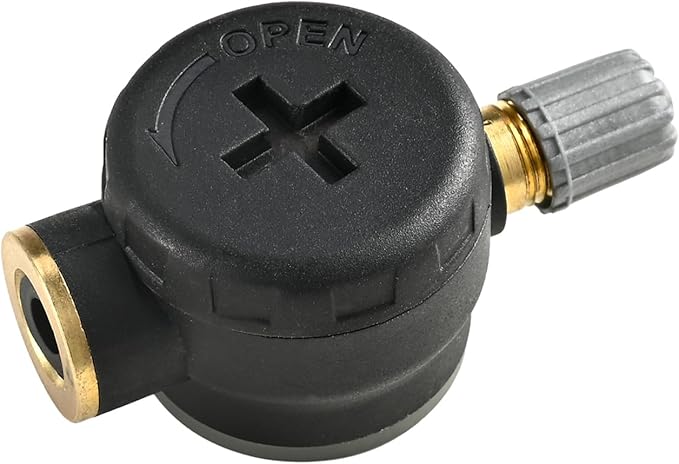 GUTA GS03 Flow Through Tire Pressure Monitoring Sensor - 433.92 MHz TPMS for RV Trailer Coach Motor Home Fifth Wheel, Single Pack (0-188 PSI)