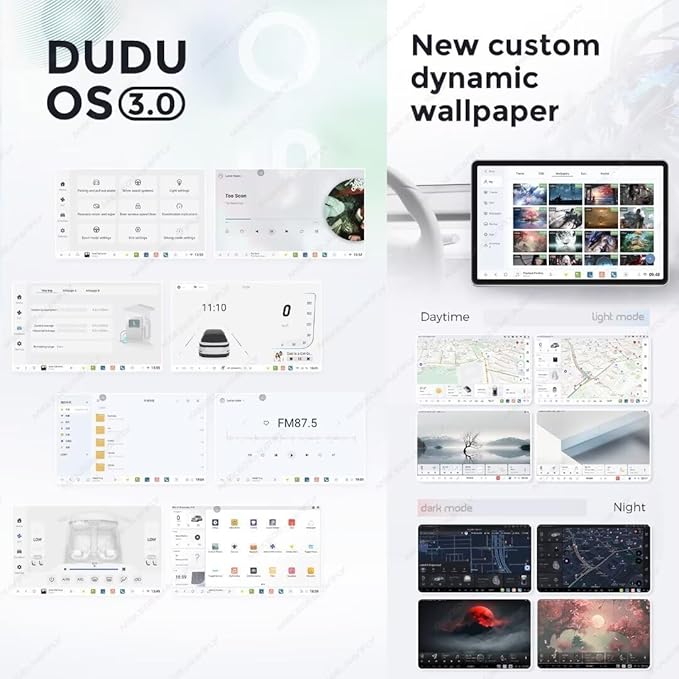 MekedeTech Mekede DUDUAUTO DUDU7 2K 2000X1200 IPS Touch Screen 9.5 inch Car Radio Stereo Intelligent Navigation Head Unit Dash Kit for Ford F150 2009 2010 2011 2012 2013 2014,12G RAM 512G ROM