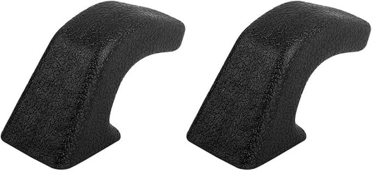 Bumper Tow Hook Covers 2Pcs Compatible with 2007-2018 Jeep Wrangler JK JKU/for 2018-2025 JL JLU & Jeep Gladiator JT Exterior Accessories(Black)