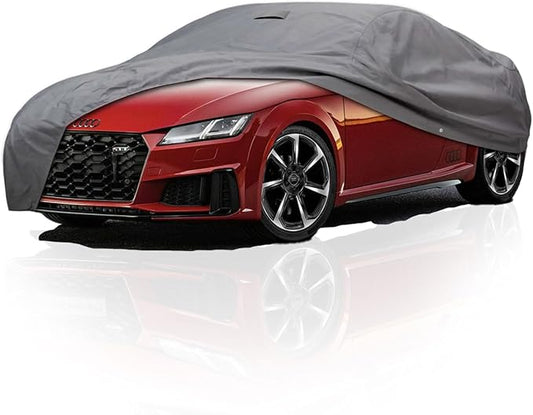 Ultimum Series Car Cover Waterproof All Weather for Audi TT Car Cover Mk1 Mk2 2001-2014 2-Door - Protection Semi Custom Fit - Dust, Sun, Snow, Rain, Protection Indoor Outdoor
